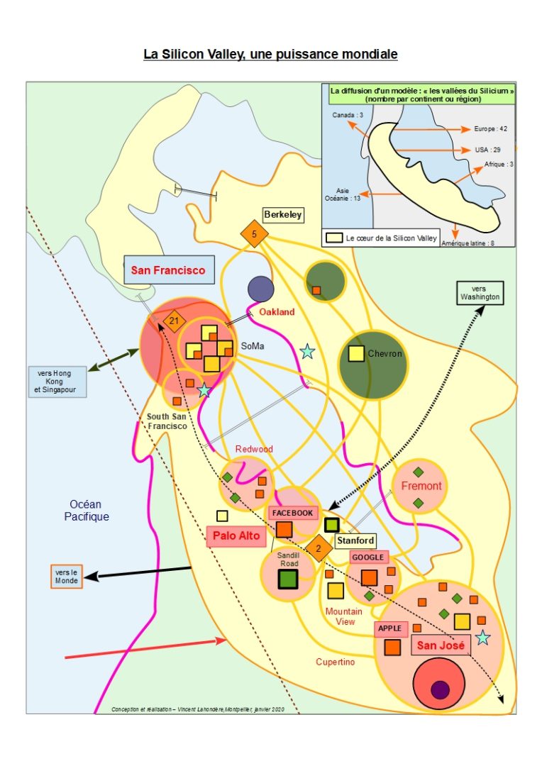 La Silicon Valley, Espace Productif Et Puissance Multiple (à Copier ...